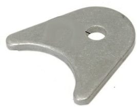 Pacific Customs Weld On Radiused Mounting Tab for 1.25 Inch Tubing with 1/4 Inch - £11.43 GBP