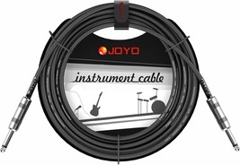Joyo Audio Instrument Cable 15Ft For Bass &amp; Guitar 1/4 Inch, Black, Cm-04 - $38.99