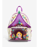 Loungefly DISNEY Tangled Tower Scene Rapunzel Princess Mini Backpack - £94.42 GBP