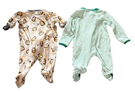 Newborn Baby Clothes Lot 12-Piece Bodysuits & Sleepers Carter’s Unisex A image 3