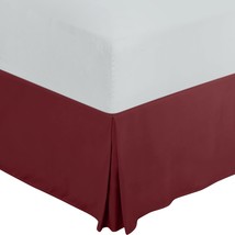Utopia Bedding Twin Bed Skirt - Soft Quadruple Pleated - Fit - £12.97 GBP
