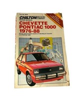 CHILTON REPAIR MANUAL 1976-86 Chevrolet Chevette & Pontiac 1000 Tune-up & repair - $8.59