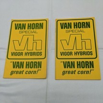 (2) 3.5&quot; X 5&quot; Vintage Van Horn Vigor Hybrids Data Memo Notebooks Cerro G... - £7.75 GBP