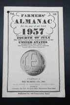 Vtg 1957 Farmers' Almanac Tek Bearing 181st American Independence Hart W... - $14.99