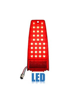 66 67 Chevy II Nova Red LED Rear Tail Running Brake Light Lamp Lens Lens... - $39.18