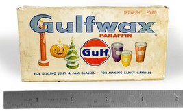 Vintage Unused Gulfwax Household Paraffin Canning Wax 1/4 lb Package - $12.18