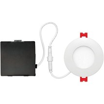 GLOBE ELECTRIC 91205 3&quot; White Integrated recessed kit - $37.49
