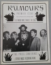 FLEETWOOD MAC / STEVIE NICKS RUMOURS  FAN CLUB MAGAZINE NOVEMBER / DECEM... - $187.91 MXN