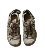 Earth Origins Adjustable Fisherman Sport Sandals Stretch Beige Size 6.5M - $20.75 CAD