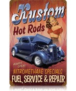 Kustom Hot Rods Pin-Up  Metal Sign - $29.95