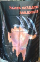 Black Sabbath Paranoid Flag Cloth Poster Banner Cd Hard Rock Ozzy - £15.72 GBP