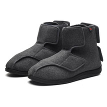 Men&#39;s Extra Wide Adjustable Diabetic Shoes Comfortable Boot for Swollen Feet - £66.33 GBP