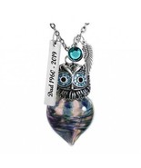 Wise Owl Blue Moon Ash Urn - Love Charms™ Option - $29.95