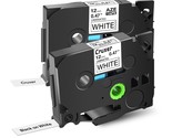Label Tape Replacement For Brother - 2 Pack P Touch Label Tape Compatibl... - $15.99