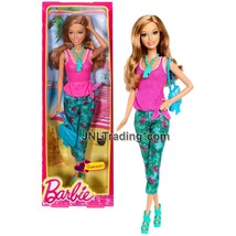 Year 2013 Barbie Fashionistas Series - Caucasian Doll SUMMER BHY15 in Pink Tops - £31.96 GBP