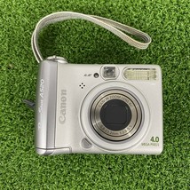 Canon PowerShot A520 4.0MP Digital Camera Silver - £74.27 GBP