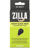 Incandescent Bulb, Night Black, Ideal for Nocturnal Reptile Species - $12.41