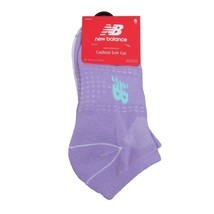 New Balance Cushion Low Cut Socks Women&#39;s Size (4-10) 6 Pairs Multi Pack... - $17.49