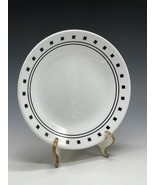 (1) Corelle City Block Bread Butter Plate Black Squares &amp; Lines Vitrelle... - $17.00