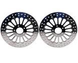 2x 11.8&quot; 300mm Polished Front Brake Rotor Disc Disk Stainless Steel - $78.20