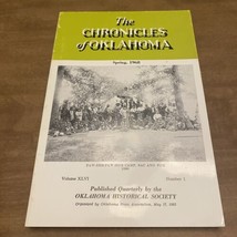 The Chronicles Of Oklahoma Spring 1968 Volume XLVI Number 1 Genealogy - $20.00