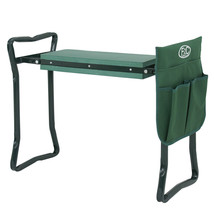 Foldable Garden Kneeler Seat Tool Bag Outdoor Work Portable Storage Stool Pouch - £40.14 GBP