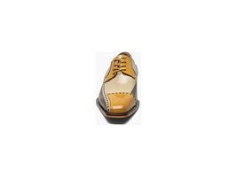 Stacy Adams Plaza Modified Cap Toe Oxford Shoes Leather Olive  Multi 25608-302 image 6