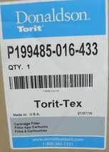 NIB DONALDSON TORIT-TEX P199485-016-433 SM DD FILTER CARTRIDGE P199485016433