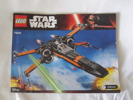 Lego Instruction Manual: Set 75102 Star Wars- Poe&#39;s X-Wing Fighter - $10.00