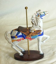 Treasury Carousel Art Circus Carnival Patriot Horse William Manns Franklin Mint - £39.46 GBP