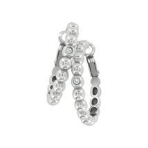 Twinkle granulation medium hoops  silver 0 thumb200