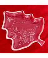 Christmas Tree Small Glass Server Plate Candy Snack Cookie Dish Home Bea... - $247.46 MXN