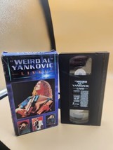 Weird Al Yankovic Live VHS 1999 vcr tape cassette retro vintage jurassic park - £4.11 GBP