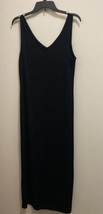 Dori Women’s Long Black Dress Tank  Straps  V Neck 2XL Bust 42” Length 53” - $11.40