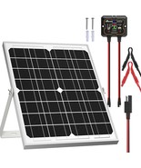 Solar Panel Kit 12V Solar Battery Trickle Charger Maintainer Upgrade Con... - $104.47