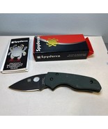 Spyderco lil Native Cpm Cruwear C230GPDGRBK. G10 Green Handle With Black... - $187.00