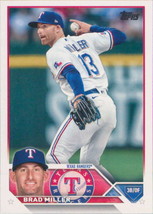 2023 Topps #319 Brad Miller NM-MT Rangers ID:58626 - $1.67