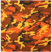 New Classic Camo Bandana - Savage Orange  22&quot; X 22&quot; Versatile Design 100... - $11.68