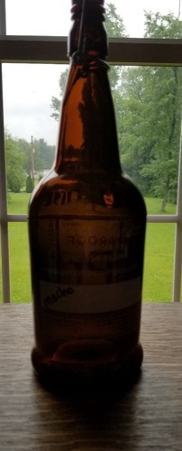 Empty ~ Glass ~ Proof Brewing Co. Collector's Bottle w/Locking Lid ~ 12" Tall Item image 5