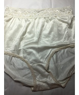 sz Large Vintage HANES HER WAY Nylon Lace Trim Women's XDress Panties 32" 34" - $14.50