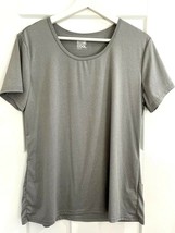 32 Degrees Women&#39;s Gray Athletic Top Short Sleeve NEW XL - $14.82
