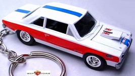 Rare Key Chain 69/1969 Amc SC/RAMBLER 390 Cu.In Air Hurst New Limited Edition - £37.77 GBP