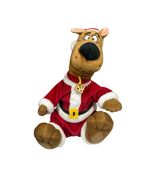 Vintage Gemmy Scooby Doo Santa Christmas Carol Singing Musical Stuffed T... - $539.69 MXN