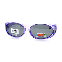 Womens Polarized Fit Over Glasses Rhinestone Sunglasses Oval Frame - £15.12 GBP+