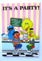 Sesame Street Party Invitations Muppets 6 Cards Unused Vintage by CA Ree... - $14.24