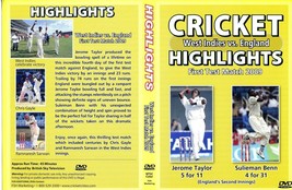 West Indies Vs England First Cricket Test Match Dvd 2009 45MINS Color - £10.15 GBP