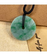 Donut Jade Pendant, Jade Jewelry, Natural Genuine Jade Gemstone, Peace J... - $37,142.04 MXN