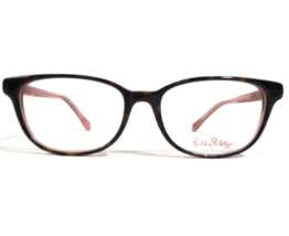 Lilly Pulitzer Brille Rahmen TO Ella Brown Pink Cat Eye Voll Felge 48-15-130 - £36.98 GBP