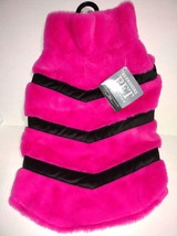 Berkshire Pet Collection Fuzzy Pink Medium Dog Coat Vest Jacket - $11.40