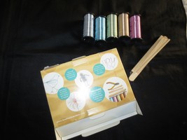 Hand Made Modern Hot Springs Specialty Craft Wire Set - 5 Rolls &amp; 4 Wood Tools - £6.33 GBP